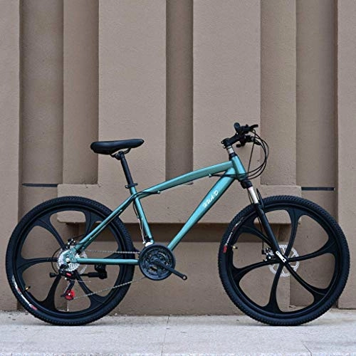 Mountain Bike : GQQ Variable Speed Bicycle, Mountain Biking, Teenage Student Road Bike, Dual Disc Brakes Beach Snow Bikes, Magnesium Alloy 26 inch Wheels, Men Women, D, 27 Speed, D