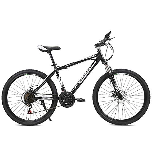 Mountain Bike : GUI-Mask SDZXCMountain Bike Bicycle Double Disc Brake Speed Road Bike Male and Female Students Bicycle 21 Speed 26 Inch