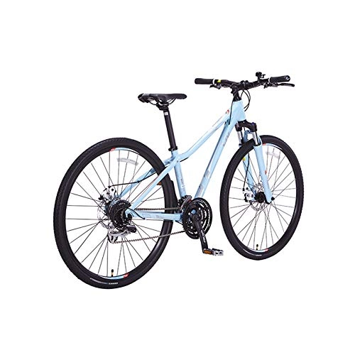 Mountain Bike : haozai Mountain Bike, 24-second Variable Speed System, Suspension Fork, Short Handlebar Design, Adult 27.5 Inch Mountain Bike, Double Disc Brake Bicycles