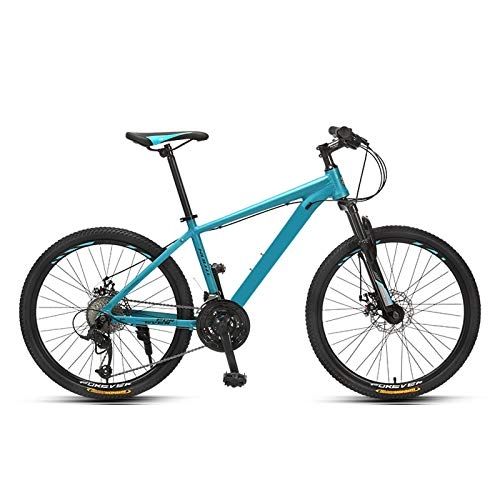 Mountain Bike : haozai Mountain Bike, 27-speed Transmission, Mechanical Double Disc Brake, Bold Suspension Fork, YouthMountain Bike24-Inch, Road Bike