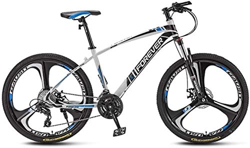 Mountain Bike : HCMNME durable bicycle, Mountain Bikes, 26" 24-Speed Mountain Bike for Adult, Lightweight Aluminum Full Suspension Frame, Suspension Fork, Disc Brake Alloy frame with Disc Brakes