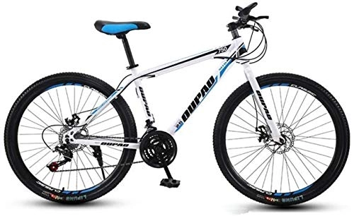 Mountain Bike : HCMNME Mountain Bikes, 26 inch mountain bike aluminum alloy cross-country lightweight variable speed youth male and female spoke wheel bicycle Alloy frame with Disc Brakes