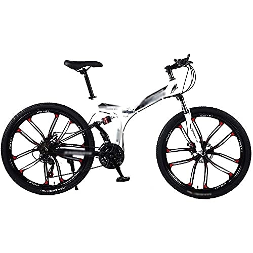 Mountain Bike : HUAQINEI Speed Bicycle Front And Rear Shock Absorber Mountain Bike Cross Country Bicycle Student 24 / 26 Inch 21 / 24 / 27 Speed, 21 speed, 26 inches