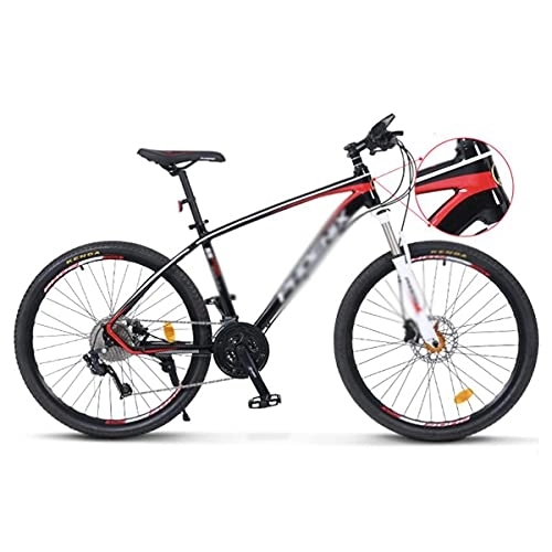Mountain Bike : Kays 26 / 27.5" Mountain Bikes 33 Speed Bicycle Adult Mountain Trail Bike Aluminum Alloy Frame With Dual Disc Brake(Size:27.5 in, Color:Red)