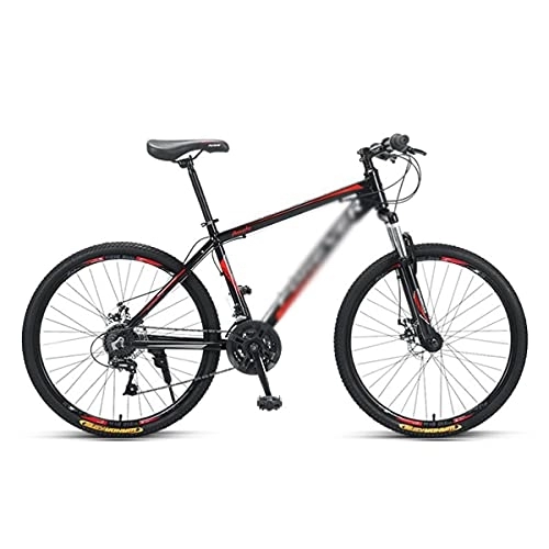 Mountain Bike : Kays 26 Inch Wheels Mountain Bike 24 / 27 Speed Dual Suspension MTB With Shock-absorbing Front Fork For A Path, Trail & Mountains(Size:27 Speed, Color:Red)