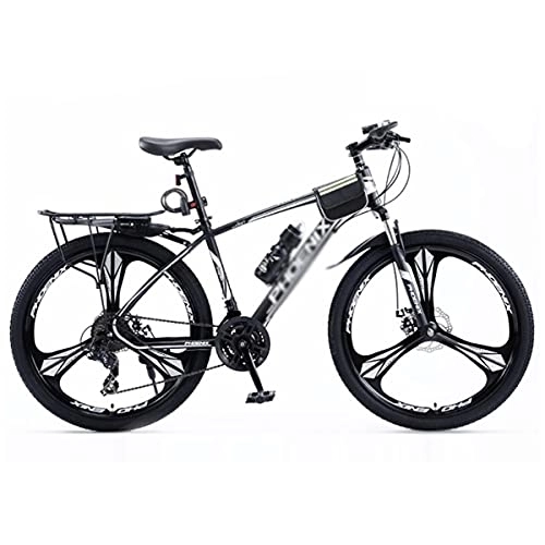 Mountain Bike : Kays 27.5 Inch Mountain Bike 24 Speeds Carbon Steel Frame With Disc-Brake Outdoor Bikes For Men Women(Size:27 Speed, Color:Black)