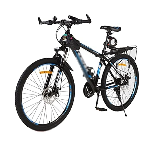 Mountain Bike : Kays Adult Mountain Bike 26 Inch Wheels Adult Bicycle 24-Speed Bike For Men And Women MTB Bike With Double Disc Brake Suspension Fork For A Path, Trail & Mountains(Size:24 Speed, Color:Blue)