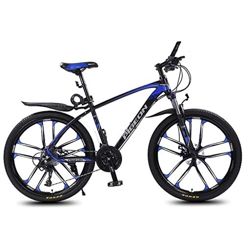 Mountain Bike : Kays Mountain Bike, 26'' Wheel Bicycles 27 / 30 Speeds MTB Lightweight Aluminium Alloy Frame Disc Brake Front Suspension (Color : Blue, Size : 30speed)