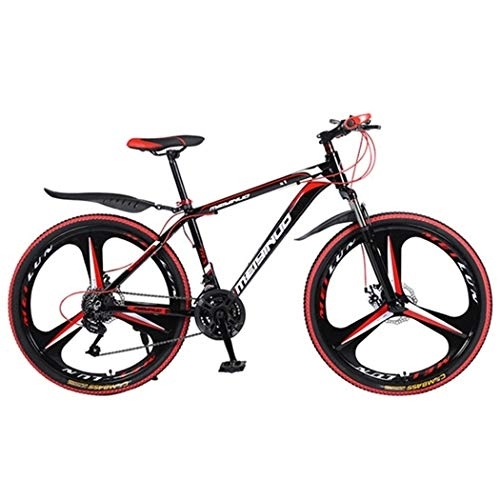 Mountain Bike : Kays Mountain Bike, Lightweight Aluminium Alloy Frame Mountain Bicycles, Double Disc Brake And Front Suspension, 26 Inch Wheel (Size : 21-speed)