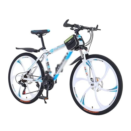 Mountain Bike : Kays Mountain Bikes 21 Speed Dual Disc Brake 26 Inches Wheels Bicycle With Carbon Steel Frame Suitable For Men And Women Cycling Enthusiasts(Size:24 Speed, Color:White)