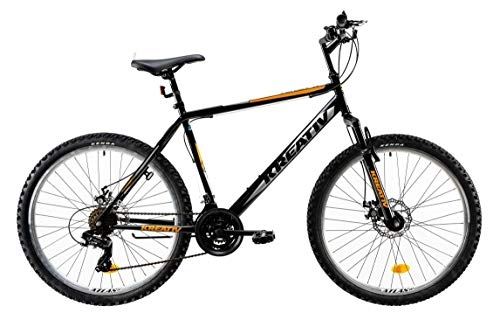 Mountain Bike : Kreativ K 2605 26 Inch 46 cm Boys 21SP Disc Brake Black