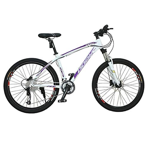 Mountain Bike : LXYFC Mountain Bike Mens Bicycle Bike Bicycle 26inch Mountain Bike, Aluminium Alloy Bicycles, 17" Frame, Double Disc Brake and Front Suspension, 27 Speed Mountain Bike Alloy Frame Bicycle Men's Bike