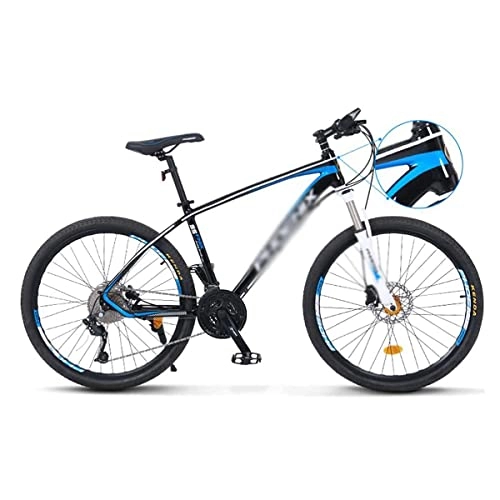 Mountain Bike : LZZB 26 / 27.5" Mountain Bikes 33 Speed Bicycle Adult Mountain Trail Bike Aluminum Alloy Frame with Dual Disc Brake / Blue / 27.5 in