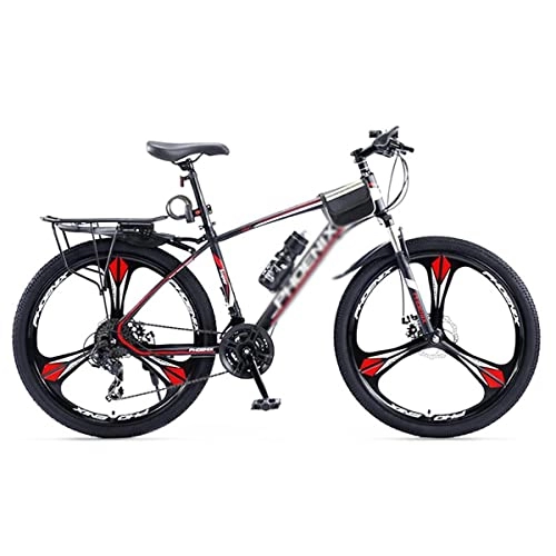 Mountain Bike : LZZB Mens Mountain Bike 27.5 in Wheel for a Path, Trail &Amp; Mountains 24 Speed Dual Disc Brake for Boys Girls Men and Wome / Red / 24 Speed