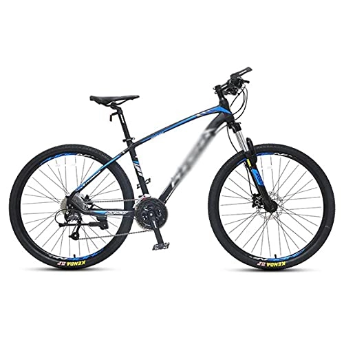 Mountain Bike : MENG 26 / 27.5" Wheel Mountain Bike 27 Speed Bicycle Adult Dual Disc Brakes Mountain Trail Bike with Lightweight Aluminum Alloy Frame / Blue / 27.5 in