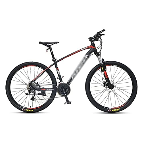 Mountain Bike : MENG 26 / 27.5" Wheel Mountain Bike 27 Speed Bicycle Adult Dual Disc Brakes Mountain Trail Bike with Lightweight Aluminum Alloy Frame / Red / 26 in