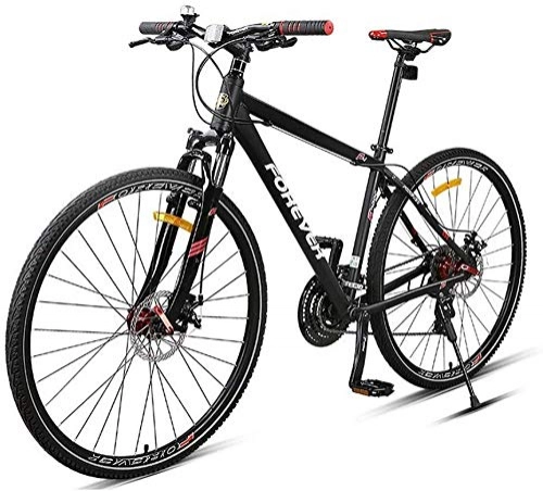 Mountain Bike : Mnjin Road Bike Mountain Combined with Aluminum Alloy Frame Shock Absorber Bicycle 27 Speed