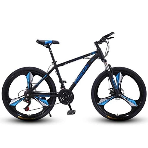 Mountain Bike : Mountain Bike, 26inch Wheel, Carbon Steel Frame Hardtail Mountain Bicycles, Dual Disc Brake and Front Fork (Color : C, Size : 24-speed)