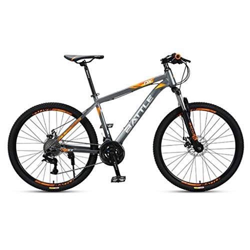 Mountain Bike : Mountain Bike, Aluminium Alloy Frame Hard-tail Bicycles, Dual Disc Brake and Front Suspension, 26inch Spoke Wheel, 27 Speed (Color : B)