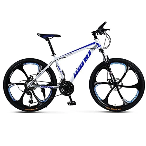 Mountain Bike : Mountain Bike Bicycle 26 Inches Mens MTB Disc Brakes 3 / 6-Spokes(Size:26inch, Color:blue)