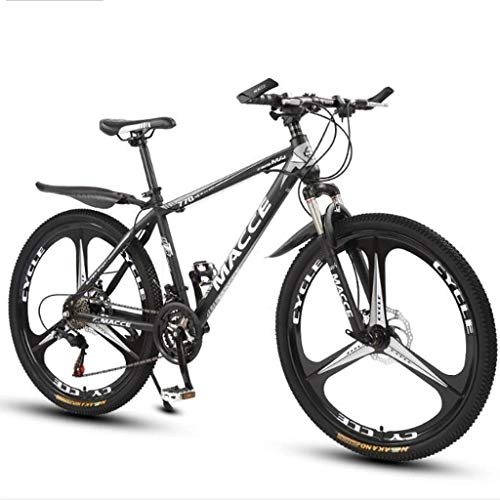 Mountain Bike : Mountain Bike Bike Bicycle Men's Bike 26" Mountain Bicycles Carbon Steel Shock-absorbing Ravine Bike Oneness wheel Dual Disc Brake Front Suspension 21 24 27 speeds Mountain Bike Mens Bicycle Alloy Fra