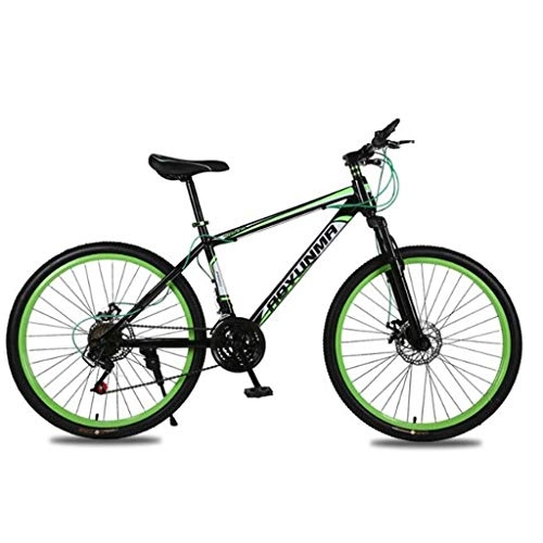 Mountain Bike : Mountain Bike Bike Bicycle Men's Bike 26" Mountain Bikes, Mountain Bicycles with Dual Disc Brake and Front Suspension, 21 speeds, Carbon Steel Frame Mountain Bike Mens Bicycle Alloy Frame Bicycle