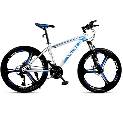 Mountain Bike : Mountain Bike Bike Bicycle Men's Bike 26inch Mountain Bike, Carbon Steel Frame Hard-tail Bicycles, Dual Disc Brake and Front Suspension, 21-speed , 24-speed , 27-speed Mountain Bike Mens Bicycle Alloy Fr