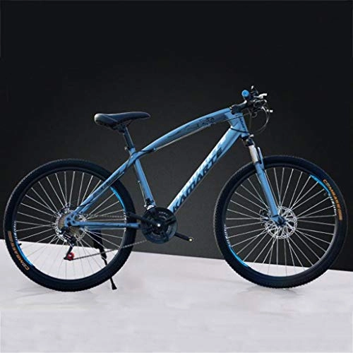 Mountain Bike : Mountain Bike Bike Bicycle Men's Bike Mountain Bicycles for Mens Womens 26" MTB Front Suspension Ravine Bike 21 / 24 / 27 Speeds Dual Disc Brake Carbon Steel Frame Mountain Bike Mens Bicycle Alloy Frame B