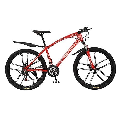 Mountain Bike : Mountain Bike Bike Bicycle Men's Bike Mountain Bicycles Mountain Bike, Hardtail Ravine Bike Dual Disc Brake and Front Suspension, 26 Inch Wheels Mountain Bike Mens Bicycle Alloy Frame Bicycle