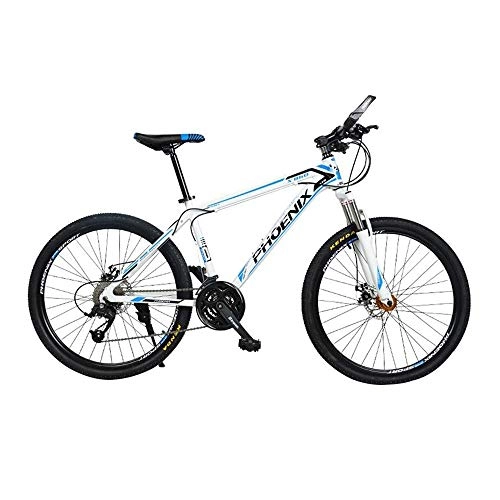 Mountain Bike : Mountain Bike Bike Bicycle Men's Bike Mountain Bike, 26 Inch Unisex MTB Bicycles, Aluminium Alloy Frame, Double Disc Brake And Front Suspension, 24 / 27 Speed Mountain Bike Mens Bicycle Alloy Frame Bicycle