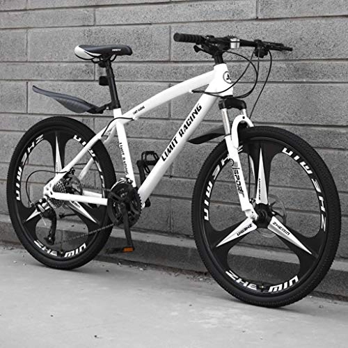 Mountain Bike : Mountain Bike Bike Bicycle Men's Bike Mountain Bike, Hardtail Mountain Bicycles, Carbon Steel Frame, Dual Disc Brake and Lockout Front Fork, 26inch Wheel Mountain Bike Mens Bicycle Alloy Frame Bicycle