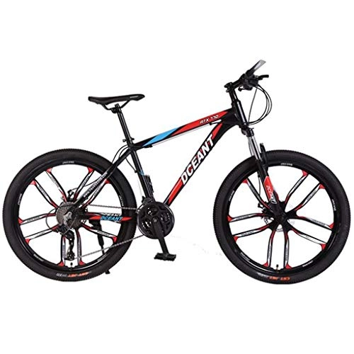 Mountain Bike : Mountain Bike Mens Bicycle Bike Bicycle 24 / 26 Inch Mountain Bicycles 21 / 24 / 27 / 30 Speeds Lightweight Aluminium Alloy Frame Front Suspension Disc Brake Mountain Bike Alloy Frame Bicycle Men's Bike