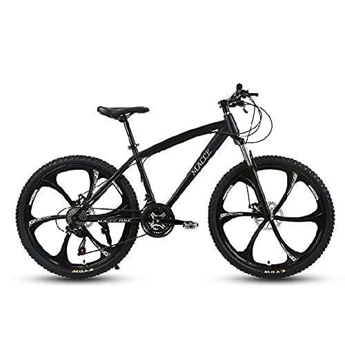 Mountain Bike : Mountain Bike Women 26 Inch, Adult Carbon Steel Mountain Bicycle Speed, Road Bike Double Disc Brake Men Female