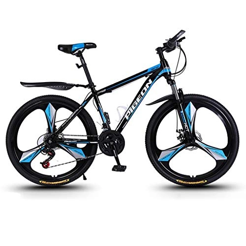 Mountain Bike : Mountain Bike Youth Adult Mens Womens Bicycle MTB 26inch Mountain Bike, Hardtail Carbon Steel Frame Bicycle, Dual Disc Brake and Front Suspension, Mag Wheels, 24 Speed Mountain Bike for Women Men Adults