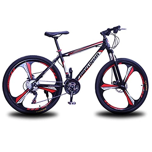 Mountain Bike : Mountain Bike Youth Adult Mens Womens Bicycle MTB Mountain Bike 26 Inches 21 Speed High Carbon Steel Single Suspension Student / Adult Disc Brake Mountain Bicycle Mountain Bike for Women Men Adults