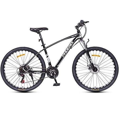 Mountain Bike : Mountain Bike Youth Adult Mens Womens Bicycle MTB Mountain Bike, Men / Women MTB Bicycles, Carbon Steel Frame, Front Suspension Dual Disc Brake, 26 / 27 Inch Wheels, 24 Speed Mountain Bike for Women Men Adult