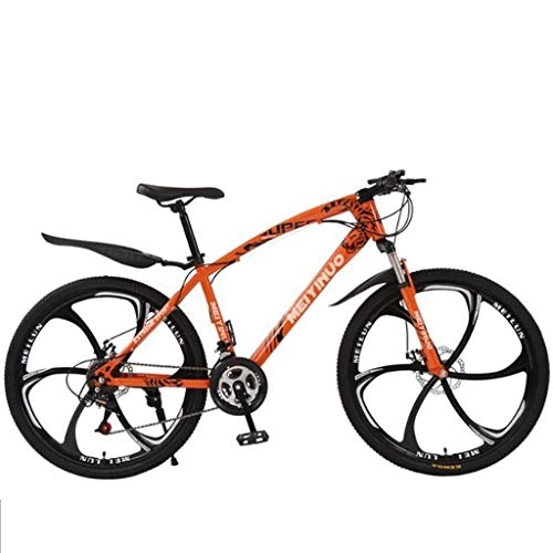Mountain Bike : Mountain Bike Youth Adult Mens Womens Bicycle MTB Mountain Bikes, Carbon Steel Frame, 26" Ravine Bike with Dual Disc Brake and Front Suspension, 21 / 24 / 27 speeds Mountain Bike for Women Men Adults