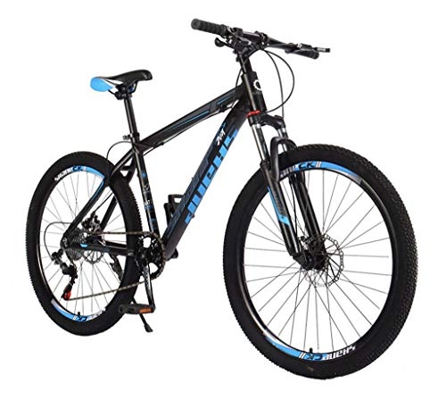 Mountain Bike : MQJ Men's 10-Speed Mountain Bike Adult Variable Speed Bicycle Adult Off-Road Bicycle 27.5 inch Disc Brake Shock Absorption a, a