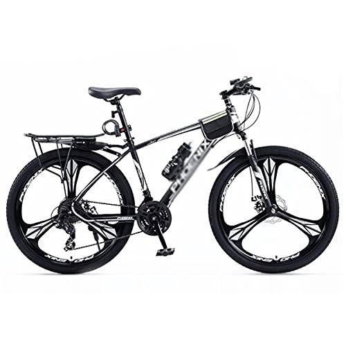 Mountain Bike : MQJ Mountain Bike 27.5 Inches 24 Speed Wheels Dual Disc Brake Carbon Steel Frame MTB Bicycle for a Path, Trail & Mountains / Black / 27 Speed