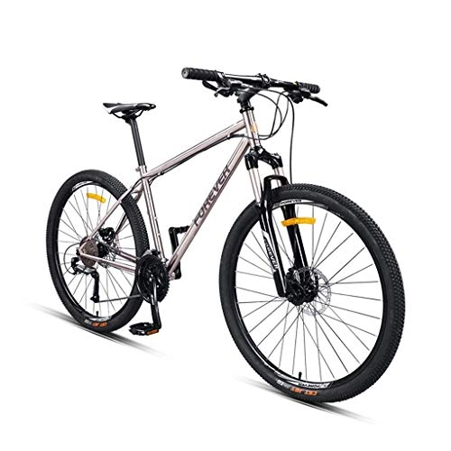 Mountain Bike : MQJ Mountain Bike Cross-Country Variable Speed 30-Speed All Terrain Dual Disc Brake Damping Bicycles Chrome Molybdenum Steel Frame 27.5 Inches