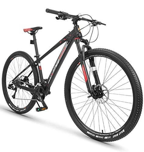 Mountain Bike : MQJ Mountain Bike for Adults / Man / Teenager 33-Speed Off-Road Aluminum Alloy Ultralight Body Dual-Shock Variable Speed Racing Disc Brake 26 / 29 inch Big Tire a 26Inch, a, 29Inch