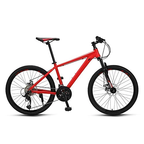 Mountain Bike : ndegdgswg 24 Inch 27 Speed Mountain Bike, Lightweight Aluminum Alloy Racing Car for Students and Teenagers 24inches 27speed