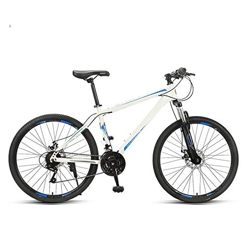 Mountain Bike : ndegdgswg Mountain Bike, Variable Speed To Work Riding Off Road Steel frame Ultra Lightweight Bicycle 24inches 27speed
