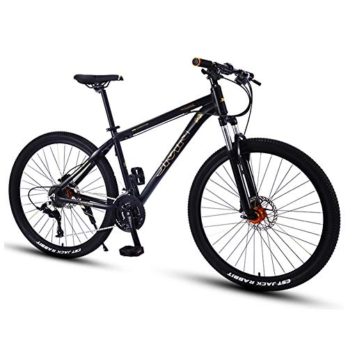 Mountain Bike : NENGGE Mountain Bikes, 27.5 Inch Big Wheels Hardtail Mountain Bike, Overdrive Aluminum Frame Mountain Trail Bike, Mens Women Bicycle, Gold, 27 Speed