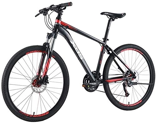 Mountain Bike : Nologo Bicycle 26 Inch Adult Mountain Bikes, 27-Speed Mountain Bicycle, Men's Aluminum Frame Hardtail Mountain Bike, Dual-Suspension Alpine Bicycle (Size : M)