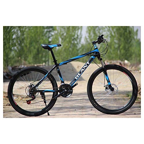 Mountain Bike : Outdoor sports Fork Suspension Mountain Bike, 26-Inch Wheels with Dual Disc Brakes, 21-30 Speeds Shimano Drivetrain
