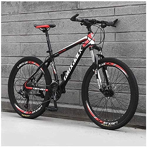 Mountain Bike : Outdoor sports Mountain Bike 30 Speed 26 Inch with High Carbon Steel Frame Double Oil Brake Suspension Fork Suspension AntiSlip Bikes, Black