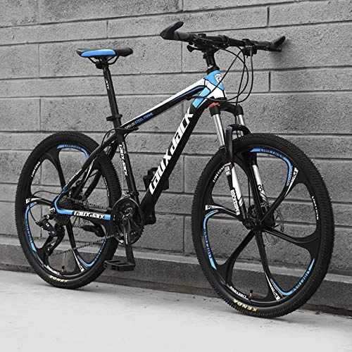 Mountain Bike : peipei 24 / 26 inch wheel adult student off-road mountain bike 21 / 24 speed road biker spring fork front fork racing riding-3 Six knife wheel_26 inch (160-185cm)_24 Speed