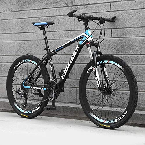 Mountain Bike : peipei 24 / 26 inch wheel adult student off-road mountain bike 21 / 24 speed road biker spring fork front fork racing riding-3 Spoke wheel_24 inch (140-170cm)_24 Speed