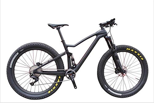 Mountain Bike : peipei Bicycle 29 full carbon fiber mountain bike full suspension carbon fiber mountain bike-SH1MANO ALIVIO_17.5in BB92 UD Matte